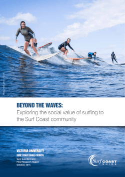 beyond the waves - Action sports for development and peace