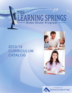 our Home Study catalog.