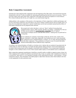 Body Composition Assessment