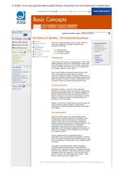 #1 $ http://www.asq.org/learn-about-quality/history-of