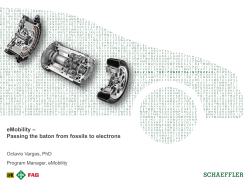 eMobility &ndash; Passing the baton from fossils to electrons
