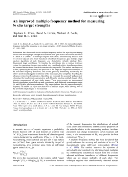 An improved multiple-frequency method for measuring in situ target