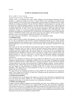 CO-473 WYSIWYG METHOD OF MAP COLOR WU M., CHEN T