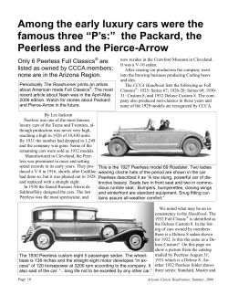 Peerless, Phantom - published Summer, 2006