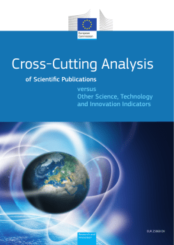 Cross-Cutting Analysis - European Commission