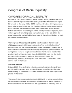 Congress of Racial Equality