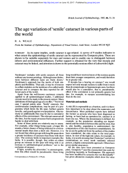 the world - British Journal of Ophthalmology