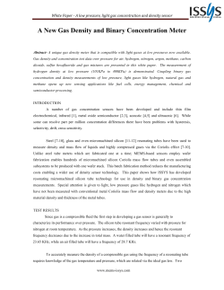 A New Gas Density and Binary Concentration Meter