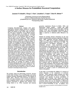 A Surface Measure for Probabilistic Structural Computations