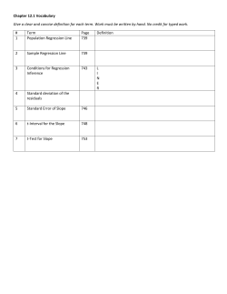 Chapter 12.1 Vocabulary Give a clear and concise definition for