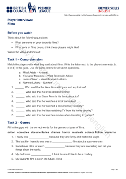 Support Pack - British Council Learn English