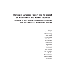 Mining in European History and its Impact on Environment and