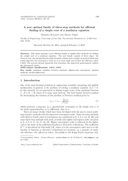 A new optimal family of three-step methods for efficient finding of a