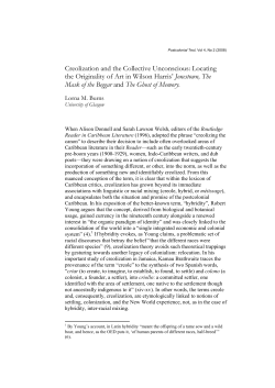 Creolization and the Collective Unconscious