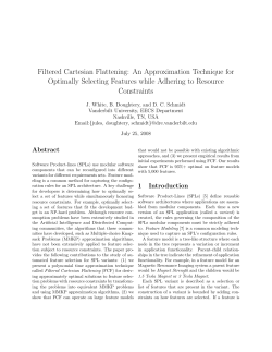 Filtered Cartesian Flattening: An Approximation Technique for