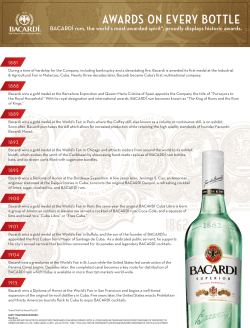 AWARDS ON EVERY BOTTLE
