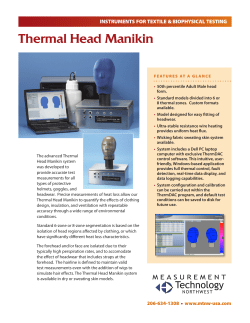 Thermal Head Manikin