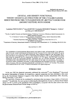 CRYSTAL AND DENSITY FUNCTIONAL THEORY