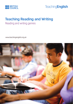 Reading and writing genres