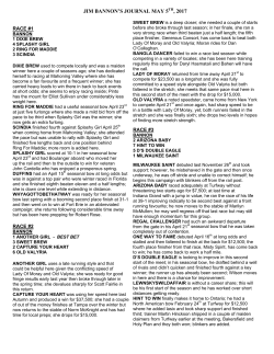 jim bannon`s journal may 5 , 2017