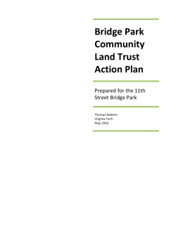 Bridge Park Community Land Trust Action Plan