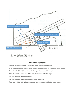 Here`s what`s going on: This is a simple right angle trig problem