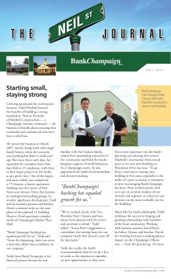 Starting small, staying strong