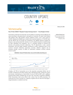 Venezuela - Bulltick Capital Markets