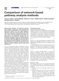 Comparison of network-based pathway analysis methods