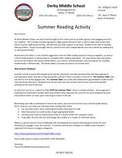 Summer Reading Activity