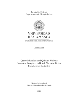 Quixotic Readers and Quixotic Writers: Cervantes