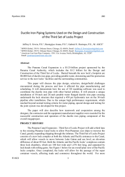 Final - ASCE Panama Canal Project
