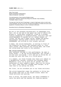 CLONE WARS (4.1.1.) - FRANS JACOBI: AESTHETICS OF