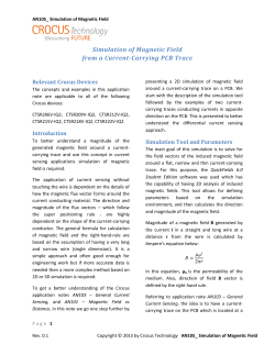 Simulation of Magnetic Field from a Current