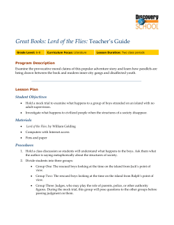 Lord of the Flies: Teacher`s Guide