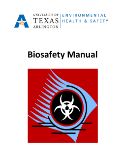 Biosafety Manual