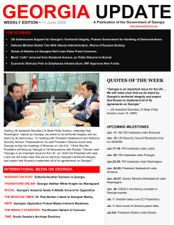 Georgia Update Weekly Newsletter 11