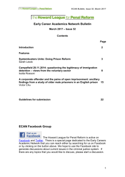 ECAN Bulletin Issue 32, March 2017