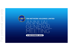 For personal use only