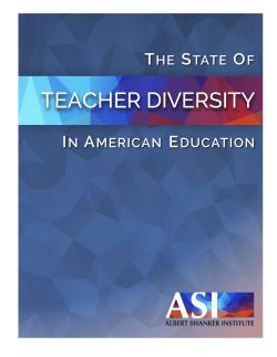 teacher diversity - Penn GSE