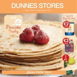 Pancake - Dunnes Stores