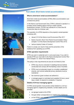 Fact sheet: Short-term rental accommodation