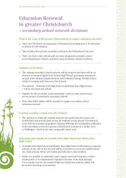Fact Sheet - Shaping Education
