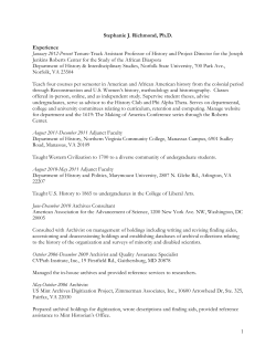 c.v. (updated July 2016) - Norfolk State University