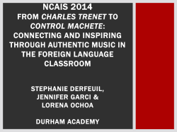 NCAIS Presentation