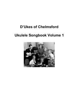 D`Ukes of Chelmsford Ukulele Songbook Volume 1