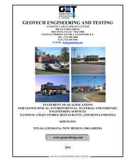 Environmental Engineering Services.