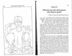 What do you call a deaf person who doesn`t speak?