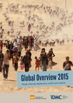 Global Overview 2015 - The Internal Displacement Monitoring Centre