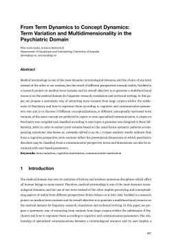 From Term Dynamics to Concept Dynamics: Term Variation and